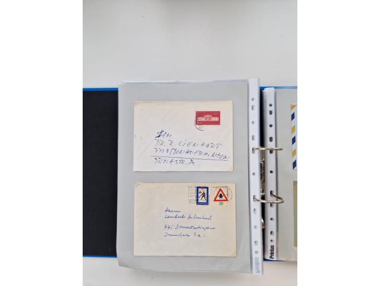 1949/80(ca.), über 1100 Briefe und Karten, dabei bessere frühe Frankaturen