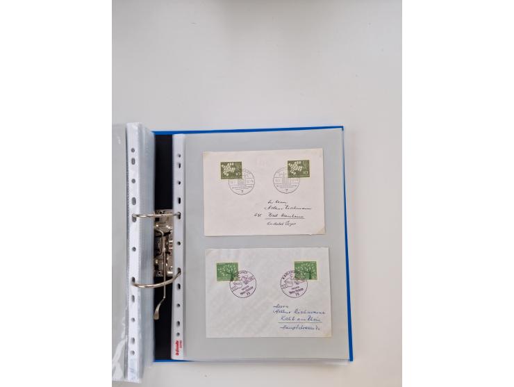 1949/80(ca.), über 1100 Briefe und Karten, dabei bessere frühe Frankaturen