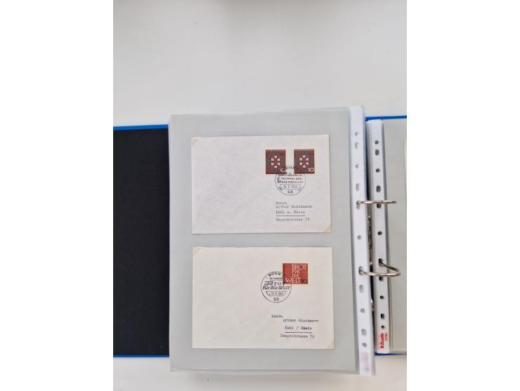 1949/80(ca.), über 1100 Briefe und Karten, dabei bessere frühe Frankaturen