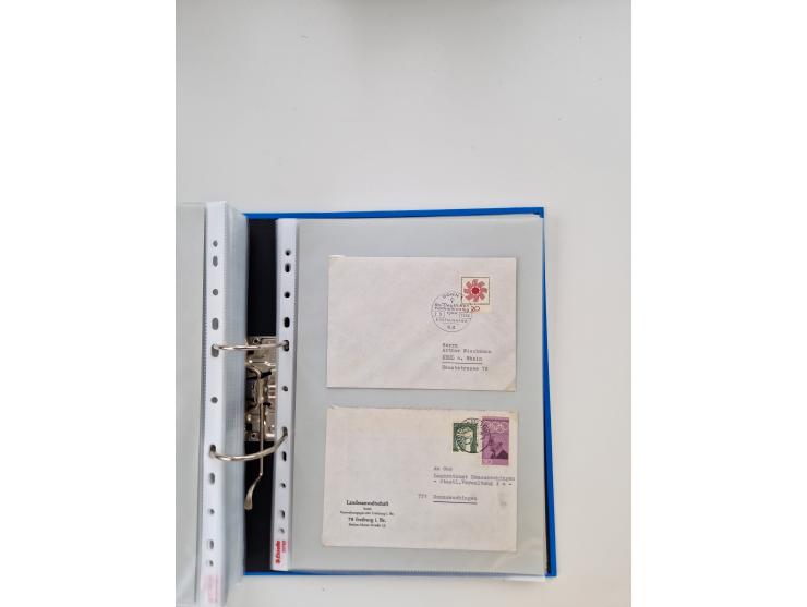 1949/80(ca.), über 1100 Briefe und Karten, dabei bessere frühe Frankaturen