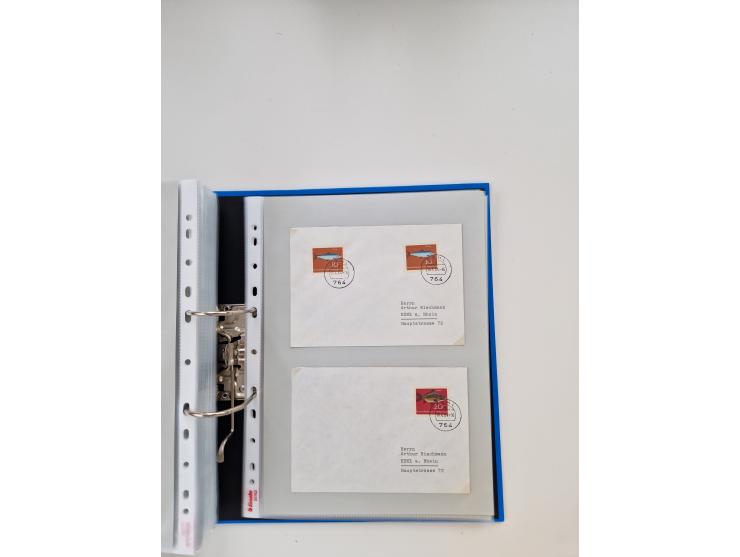 1949/80(ca.), über 1100 Briefe und Karten, dabei bessere frühe Frankaturen