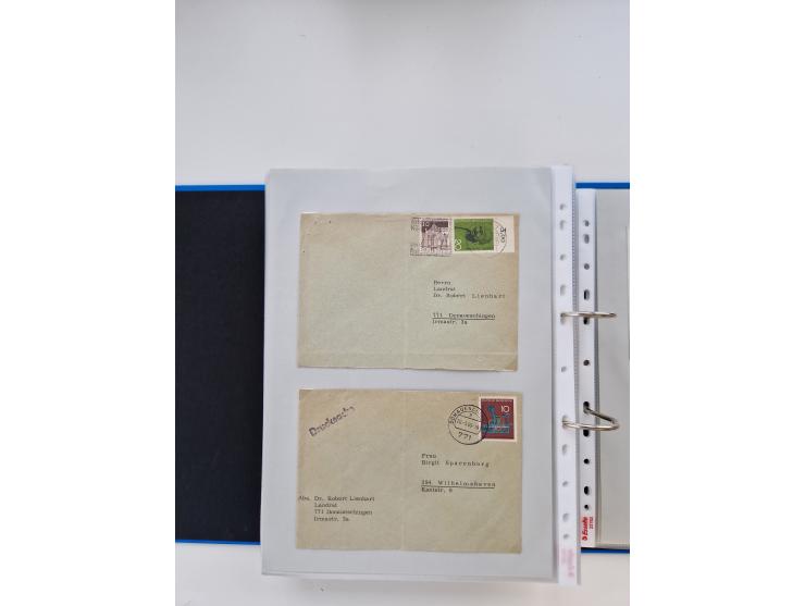 1949/80(ca.), über 1100 Briefe und Karten, dabei bessere frühe Frankaturen