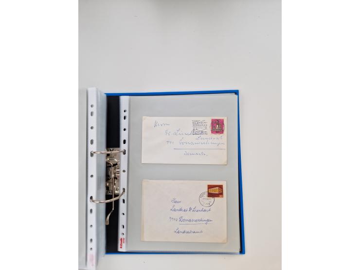 1949/80(ca.), über 1100 Briefe und Karten, dabei bessere frühe Frankaturen