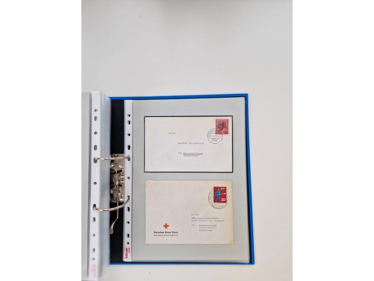 1949/80(ca.), über 1100 Briefe und Karten, dabei bessere frühe Frankaturen