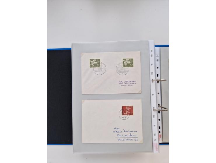 1949/80(ca.), über 1100 Briefe und Karten, dabei bessere frühe Frankaturen