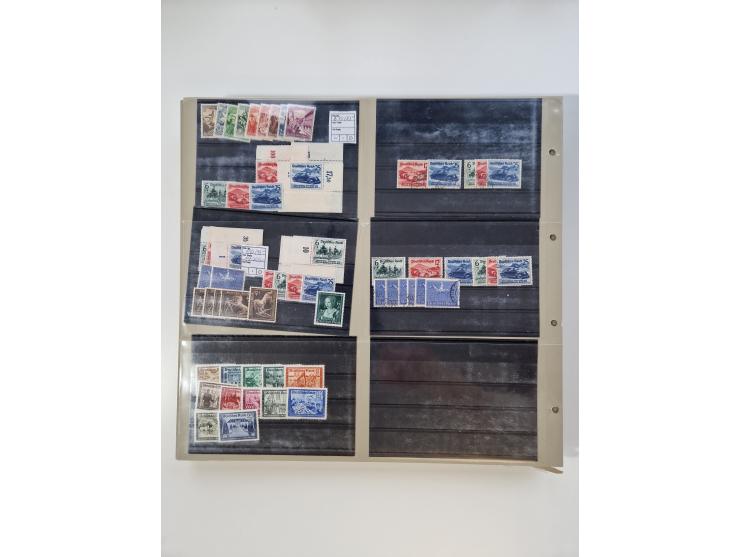 1923/60, umfangreicher ungebraucht/postfrischer und gestempelter Händler-Bestand ab Weimar bis Bund/Berlin und DDR mit besser