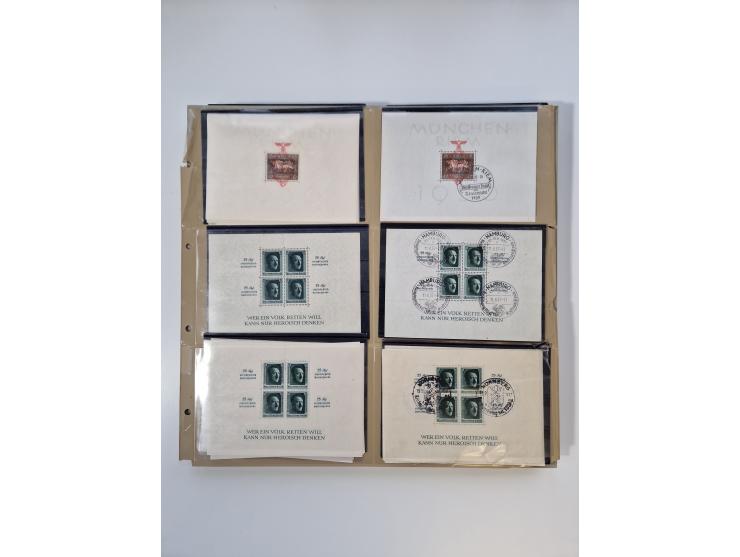 1923/60, umfangreicher ungebraucht/postfrischer und gestempelter Händler-Bestand ab Weimar bis Bund/Berlin und DDR mit besser