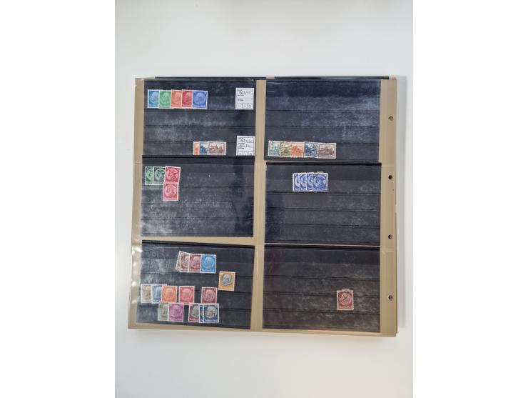 1923/60, umfangreicher ungebraucht/postfrischer und gestempelter Händler-Bestand ab Weimar bis Bund/Berlin und DDR mit besser