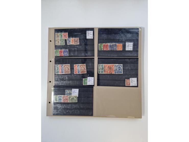 1923/60, umfangreicher ungebraucht/postfrischer und gestempelter Händler-Bestand ab Weimar bis Bund/Berlin und DDR mit besser