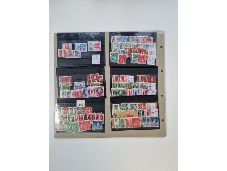 1923/60, umfangreicher ungebraucht/postfrischer und gestempelter Händler-Bestand ab Weimar bis Bund/Berlin und DDR mit besser