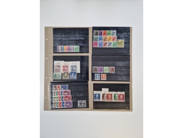 1923/60, umfangreicher ungebraucht/postfrischer und gestempelter Händler-Bestand ab Weimar bis Bund/Berlin und DDR mit besser