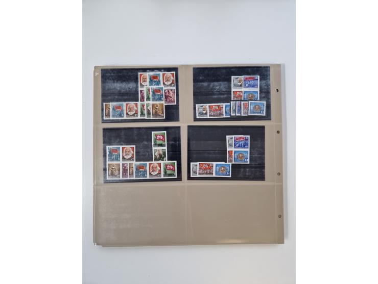 1923/60, umfangreicher ungebraucht/postfrischer und gestempelter Händler-Bestand ab Weimar bis Bund/Berlin und DDR mit besser