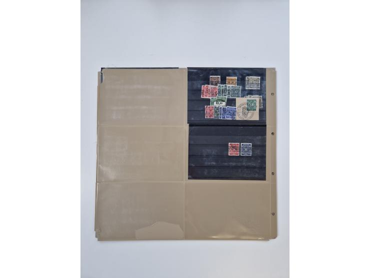 1923/60, umfangreicher ungebraucht/postfrischer und gestempelter Händler-Bestand ab Weimar bis Bund/Berlin und DDR mit besser