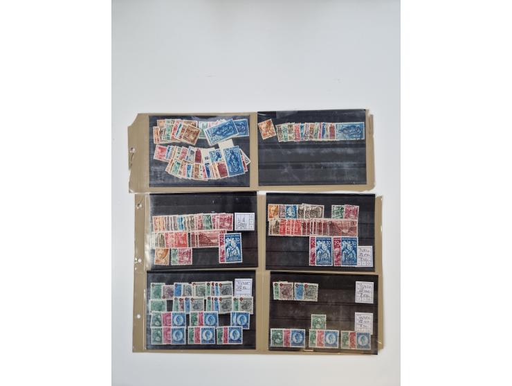 1923/60, umfangreicher ungebraucht/postfrischer und gestempelter Händler-Bestand ab Weimar bis Bund/Berlin und DDR mit besser