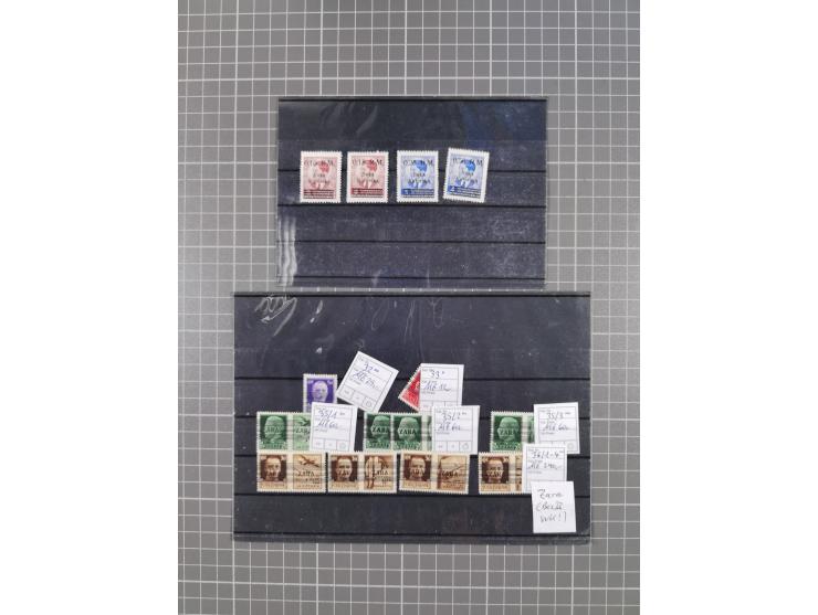 1939/45, ungebrauchter/postfrischer und gestempelter Bestand mit Lagerbuch, Teilsammlungen und Steckkarten. Dabei Sudetenland