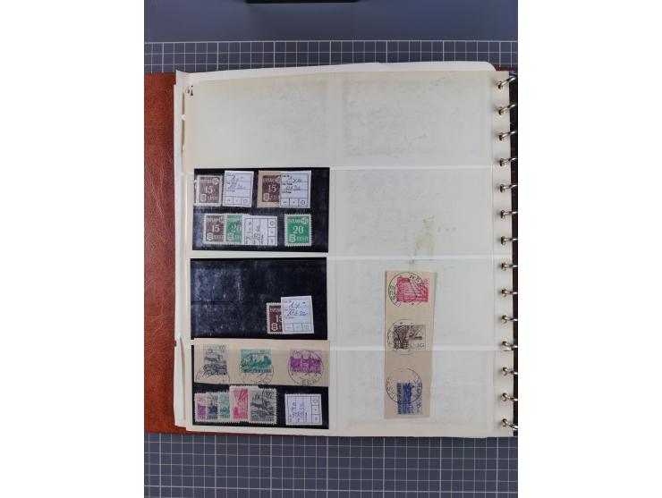 1939/45, ungebrauchter/postfrischer und gestempelter Bestand mit Lagerbuch, Teilsammlungen und Steckkarten. Dabei Sudetenland