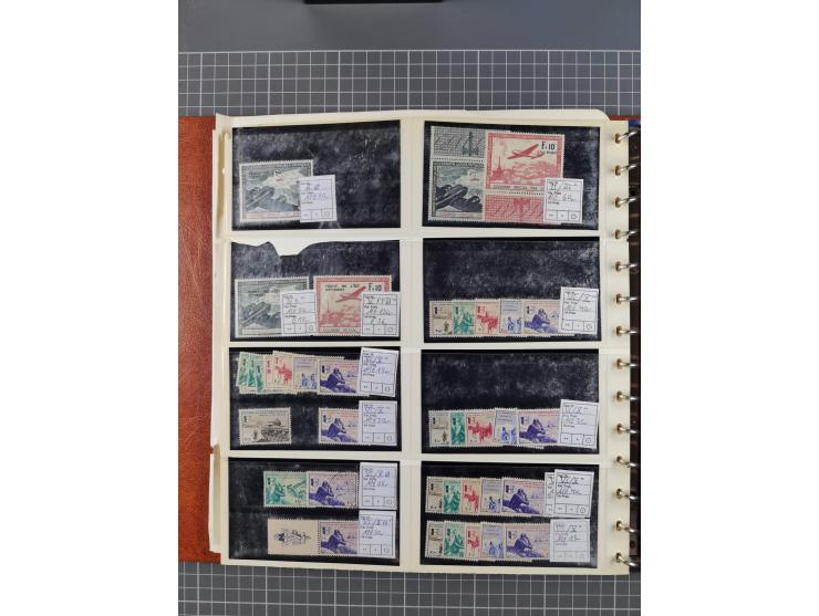 1939/45, ungebrauchter/postfrischer und gestempelter Bestand mit Lagerbuch, Teilsammlungen und Steckkarten. Dabei Sudetenland