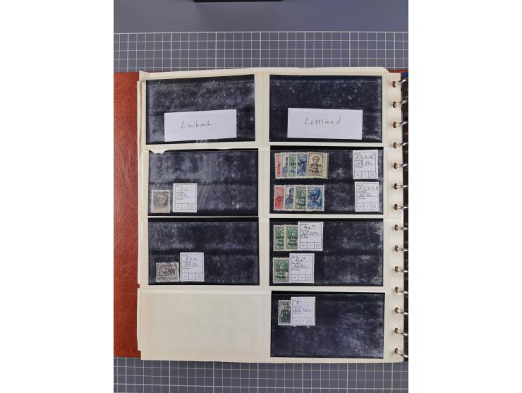 1939/45, ungebrauchter/postfrischer und gestempelter Bestand mit Lagerbuch, Teilsammlungen und Steckkarten. Dabei Sudetenland