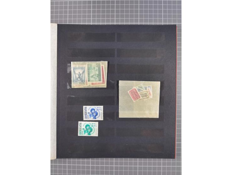 1939/45, ungebrauchter/postfrischer und gestempelter Bestand mit Lagerbuch, Teilsammlungen und Steckkarten. Dabei Sudetenland