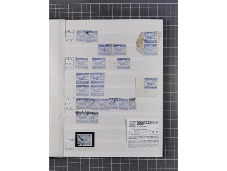 1939/45, ungebrauchter/postfrischer und gestempelter Bestand mit Lagerbuch, Teilsammlungen und Steckkarten. Dabei Sudetenland