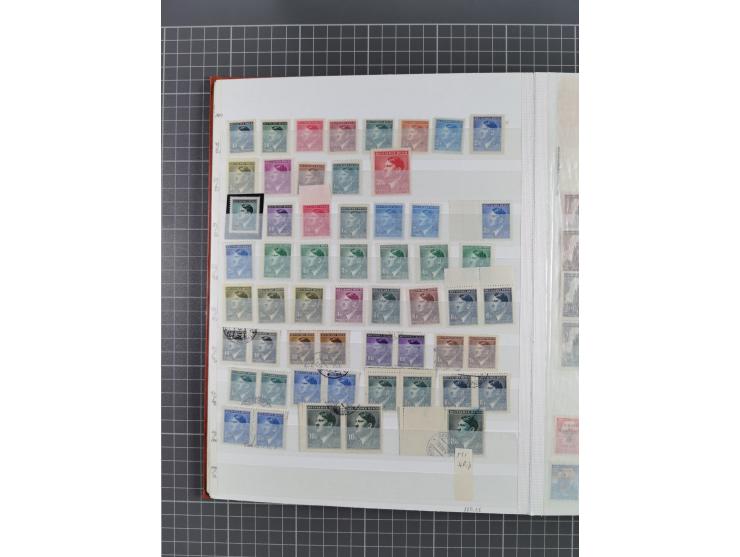 1939/45, ungebrauchter/postfrischer und gestempelter Bestand mit Lagerbuch, Teilsammlungen und Steckkarten. Dabei Sudetenland