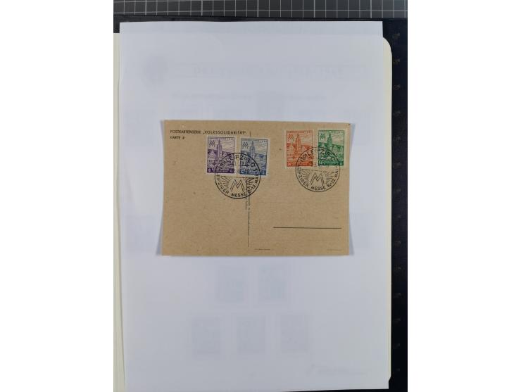 1940/2014(ca.), vorwiegend postfrische Sammlungen, dabei Französische Zone inkl. Mi.-Nr. 46II postfrisch, Bizone Mi.-Nr. 52-6
