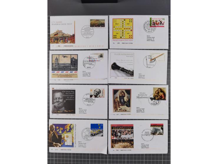 1940/2014(ca.), vorwiegend postfrische Sammlungen, dabei Französische Zone inkl. Mi.-Nr. 46II postfrisch, Bizone Mi.-Nr. 52-6