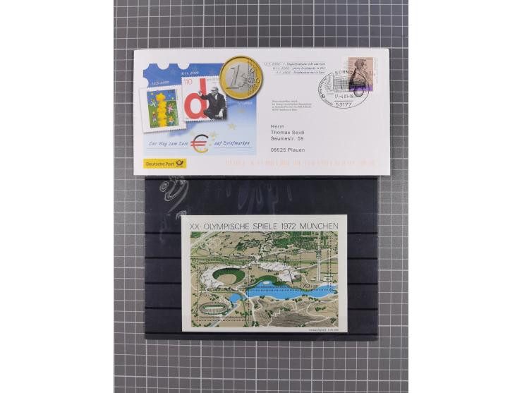 1940/2014(ca.), vorwiegend postfrische Sammlungen, dabei Französische Zone inkl. Mi.-Nr. 46II postfrisch, Bizone Mi.-Nr. 52-6