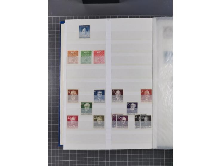 1940/2014(ca.), vorwiegend postfrische Sammlungen, dabei Französische Zone inkl. Mi.-Nr. 46II postfrisch, Bizone Mi.-Nr. 52-6