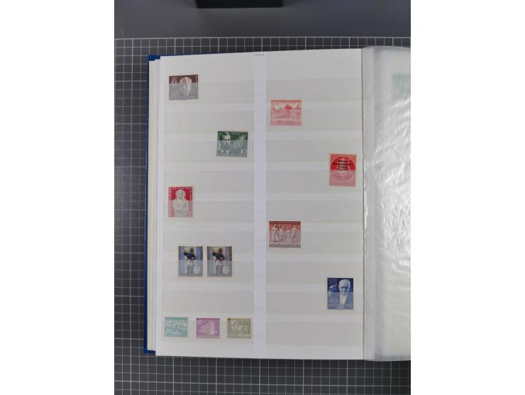 1940/2014(ca.), vorwiegend postfrische Sammlungen, dabei Französische Zone inkl. Mi.-Nr. 46II postfrisch, Bizone Mi.-Nr. 52-6