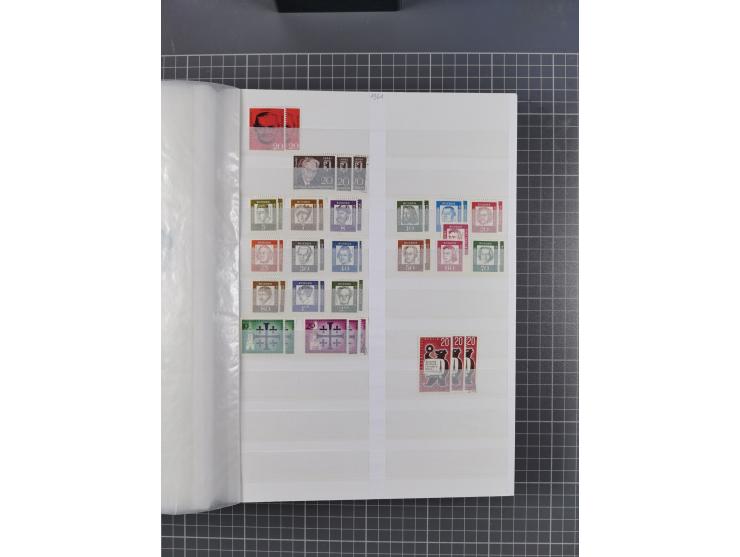 1940/2014(ca.), vorwiegend postfrische Sammlungen, dabei Französische Zone inkl. Mi.-Nr. 46II postfrisch, Bizone Mi.-Nr. 52-6