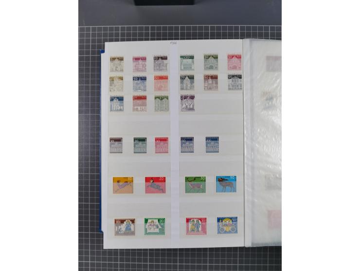 1940/2014(ca.), vorwiegend postfrische Sammlungen, dabei Französische Zone inkl. Mi.-Nr. 46II postfrisch, Bizone Mi.-Nr. 52-6