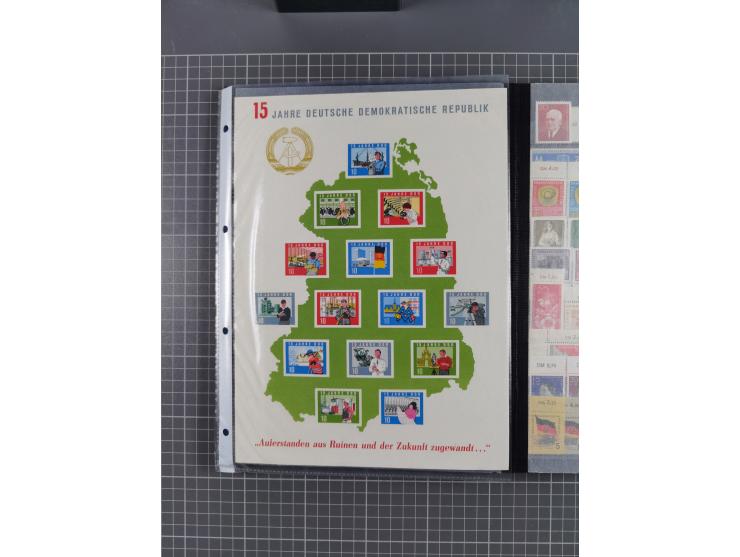 1940/2014(ca.), vorwiegend postfrische Sammlungen, dabei Französische Zone inkl. Mi.-Nr. 46II postfrisch, Bizone Mi.-Nr. 52-6