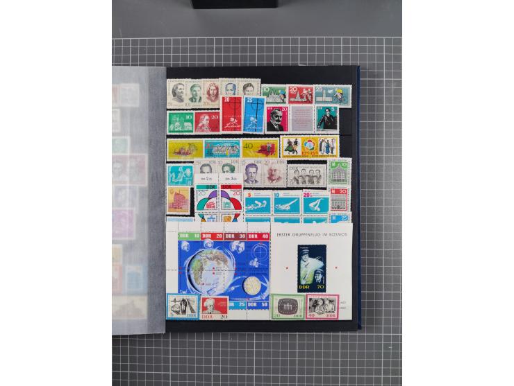 1940/2014(ca.), vorwiegend postfrische Sammlungen, dabei Französische Zone inkl. Mi.-Nr. 46II postfrisch, Bizone Mi.-Nr. 52-6