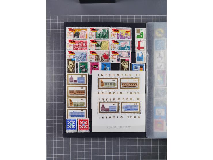 1940/2014(ca.), vorwiegend postfrische Sammlungen, dabei Französische Zone inkl. Mi.-Nr. 46II postfrisch, Bizone Mi.-Nr. 52-6