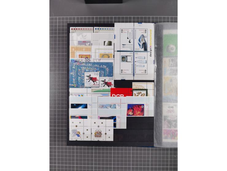 1940/2014(ca.), vorwiegend postfrische Sammlungen, dabei Französische Zone inkl. Mi.-Nr. 46II postfrisch, Bizone Mi.-Nr. 52-6