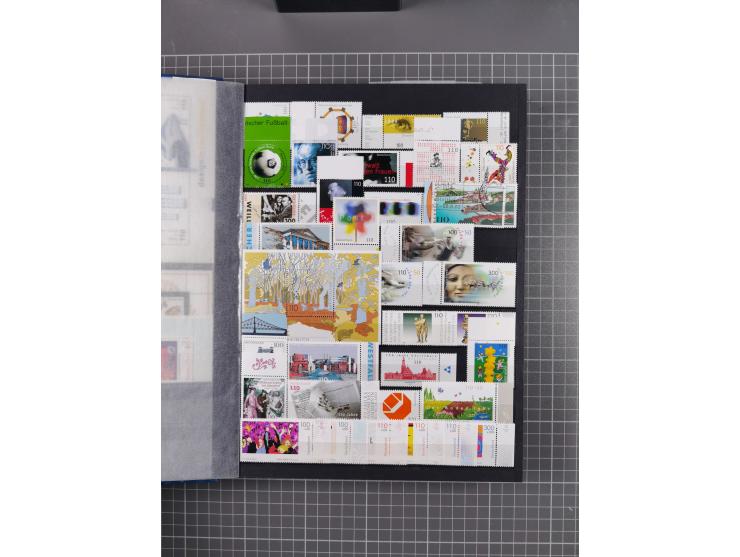 1940/2014(ca.), vorwiegend postfrische Sammlungen, dabei Französische Zone inkl. Mi.-Nr. 46II postfrisch, Bizone Mi.-Nr. 52-6