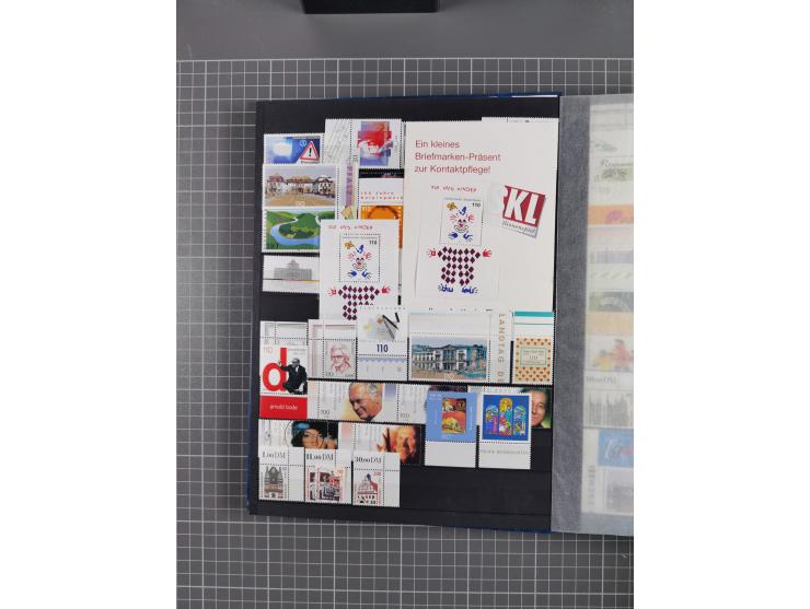 1940/2014(ca.), vorwiegend postfrische Sammlungen, dabei Französische Zone inkl. Mi.-Nr. 46II postfrisch, Bizone Mi.-Nr. 52-6