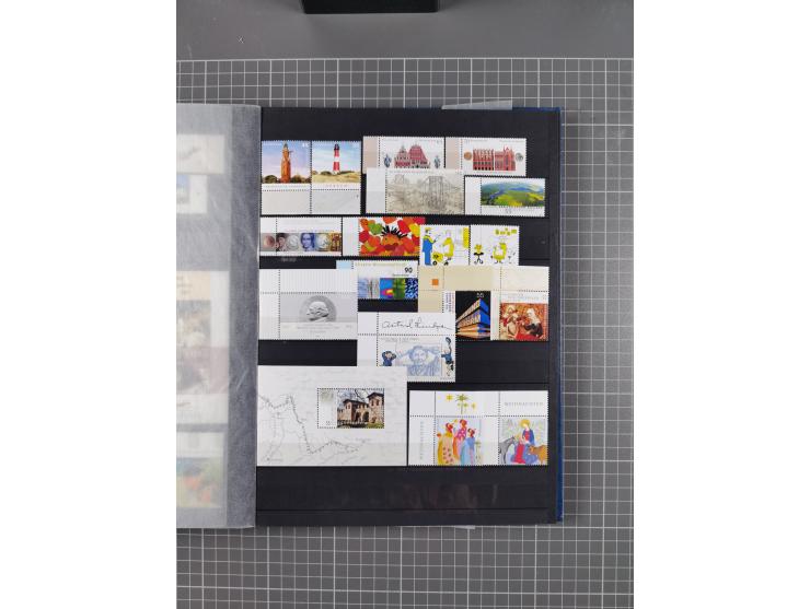 1940/2014(ca.), vorwiegend postfrische Sammlungen, dabei Französische Zone inkl. Mi.-Nr. 46II postfrisch, Bizone Mi.-Nr. 52-6