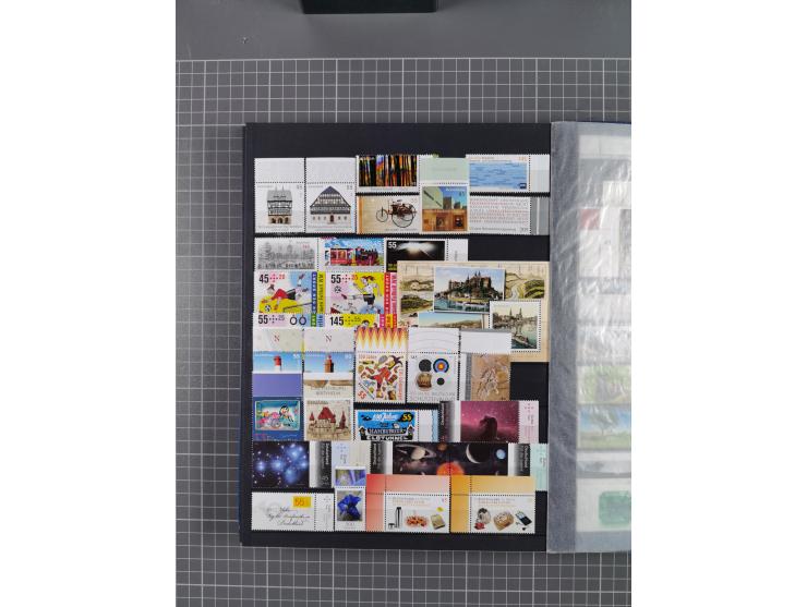 1940/2014(ca.), vorwiegend postfrische Sammlungen, dabei Französische Zone inkl. Mi.-Nr. 46II postfrisch, Bizone Mi.-Nr. 52-6