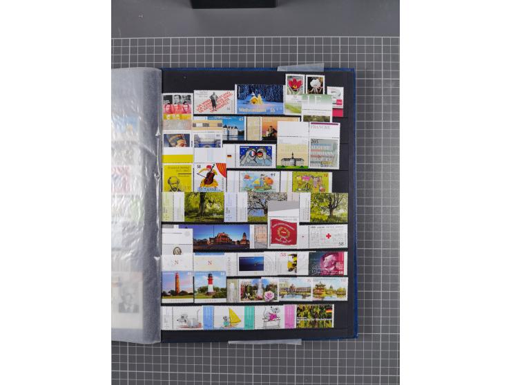 1940/2014(ca.), vorwiegend postfrische Sammlungen, dabei Französische Zone inkl. Mi.-Nr. 46II postfrisch, Bizone Mi.-Nr. 52-6