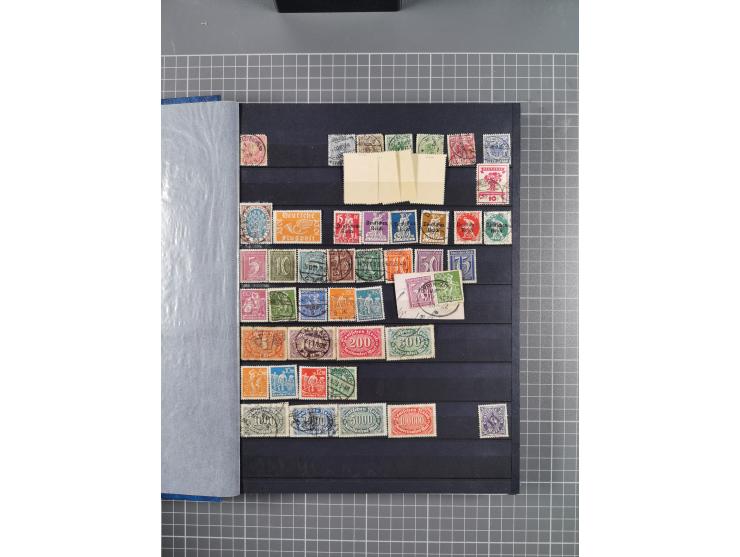 1940/2014(ca.), vorwiegend postfrische Sammlungen, dabei Französische Zone inkl. Mi.-Nr. 46II postfrisch, Bizone Mi.-Nr. 52-6