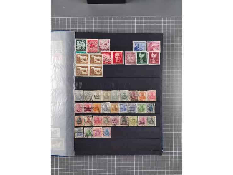 1940/2014(ca.), vorwiegend postfrische Sammlungen, dabei Französische Zone inkl. Mi.-Nr. 46II postfrisch, Bizone Mi.-Nr. 52-6