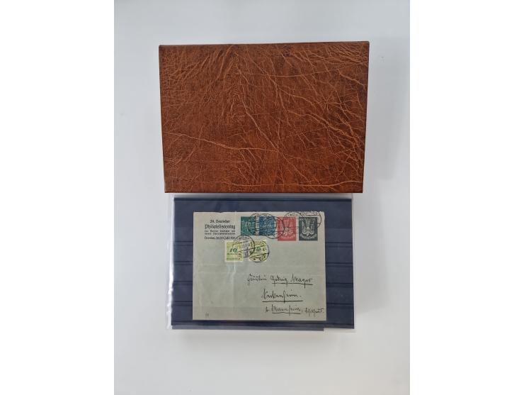 1850/1955 (ca.), interessante kleine Partie, dabei u.a. DR mit Bl. 1-3, Posthornsatz, etc.