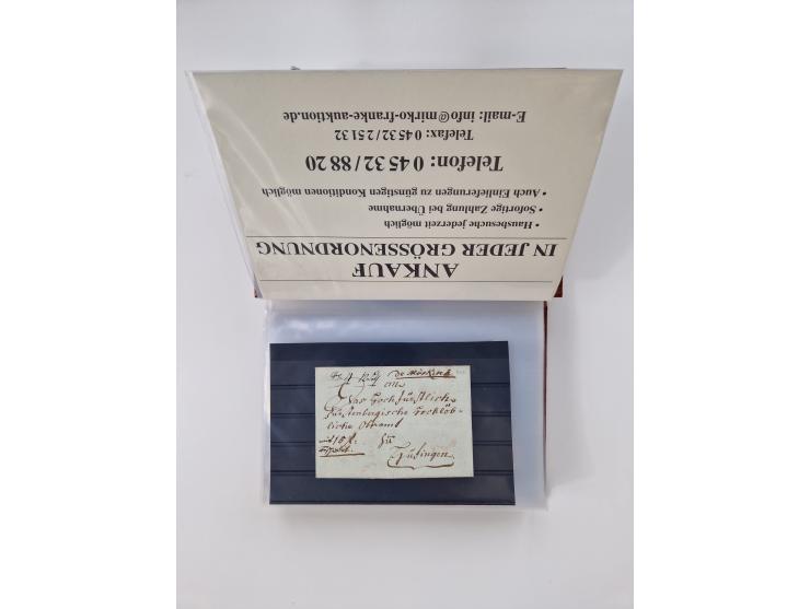 1850/1955 (ca.), interessante kleine Partie, dabei u.a. DR mit Bl. 1-3, Posthornsatz, etc.