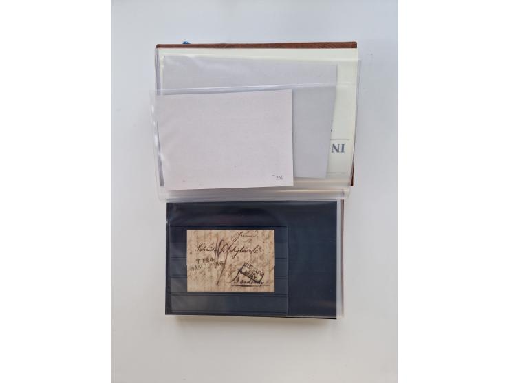 1850/1955 (ca.), interessante kleine Partie, dabei u.a. DR mit Bl. 1-3, Posthornsatz, etc.