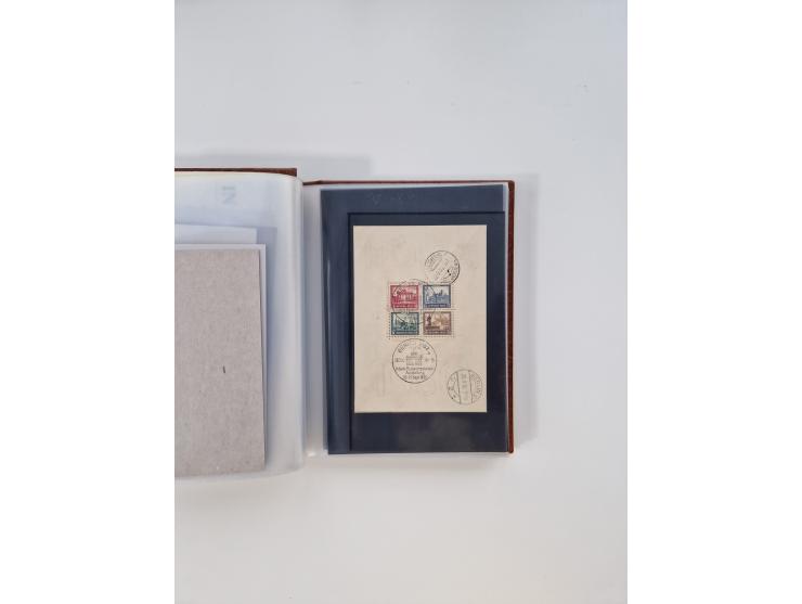 1850/1955 (ca.), interessante kleine Partie, dabei u.a. DR mit Bl. 1-3, Posthornsatz, etc.