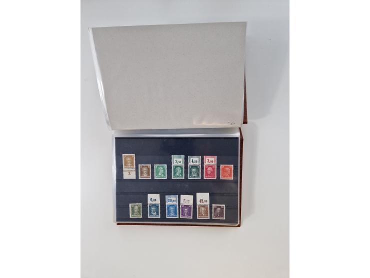 1850/1955 (ca.), interessante kleine Partie, dabei u.a. DR mit Bl. 1-3, Posthornsatz, etc.