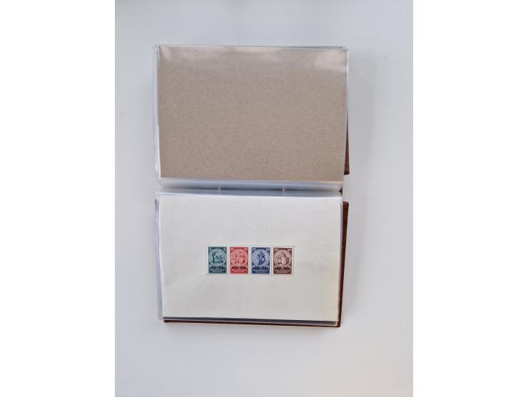 1850/1955 (ca.), interessante kleine Partie, dabei u.a. DR mit Bl. 1-3, Posthornsatz, etc.