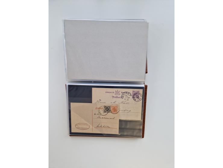 1850/1955 (ca.), interessante kleine Partie, dabei u.a. DR mit Bl. 1-3, Posthornsatz, etc.